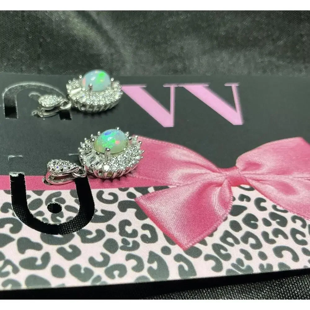 : Open Opal Statement Earrings